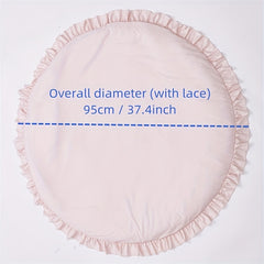 95cm Round Lace Crawling Mat Vacuum Packed