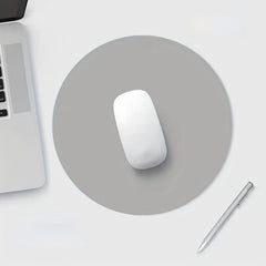 Solid Round Non-slip Mouse Pad for Students Office Computer Laptop