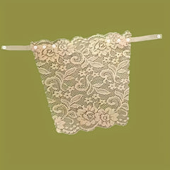Floral Lace Chest Cover Anti-Peep Shield Pads