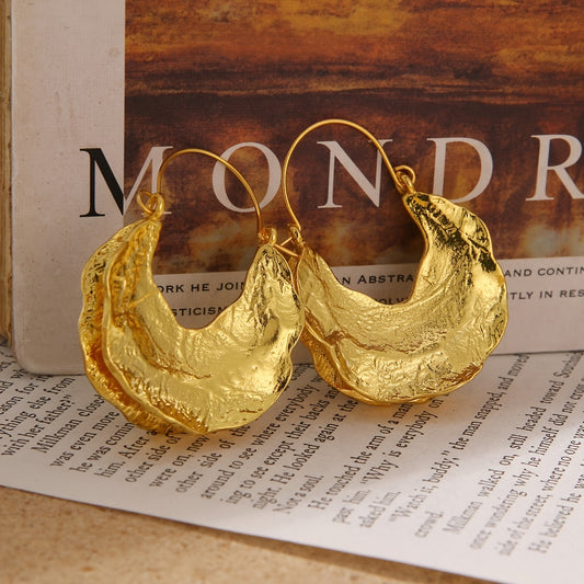 Vintage Alloy Drop Earrings Gothic Punk Statement Dangle Earrings