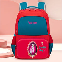 Princess Backpack for Students Aged 3-12, Waterproof and Breathable