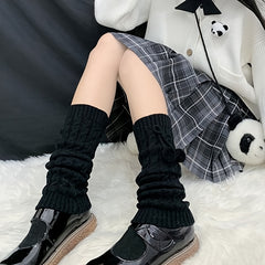 Women's Knitted Harajuku Leg Socks Warm Cold Leg Warmer