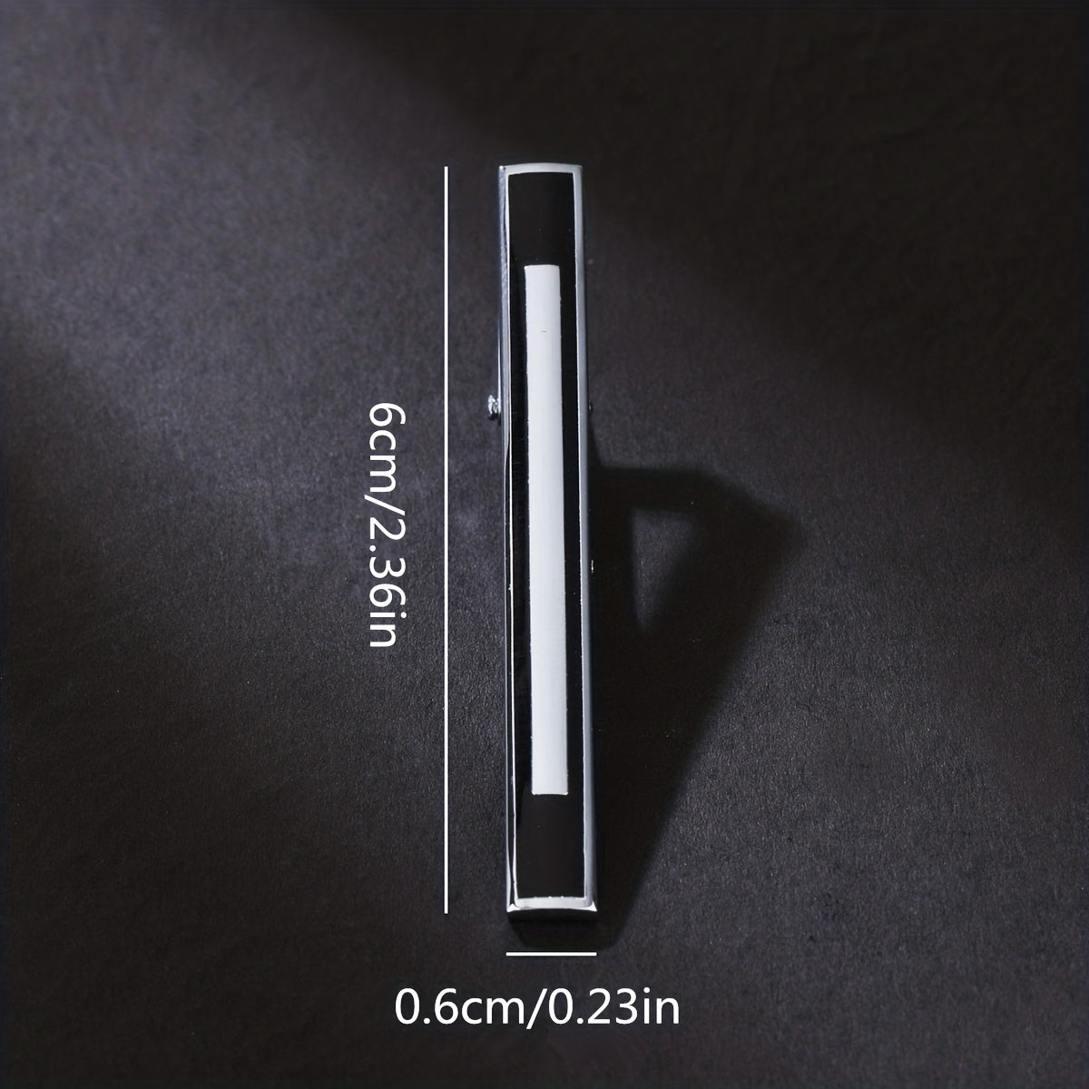 Steel Drip Oil Mirror Tie Clip