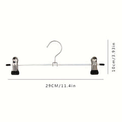 10pcs Stainless Steel Pants Clips Hangers Anti Skid Skirt Clips