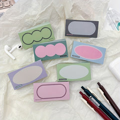 Floral Ink Retro Mini Brick Notepad Sticky Paper 700 Sheets