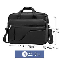 18 Cm Laptop Bag Expandable Briefcase Computer Bag Men Women