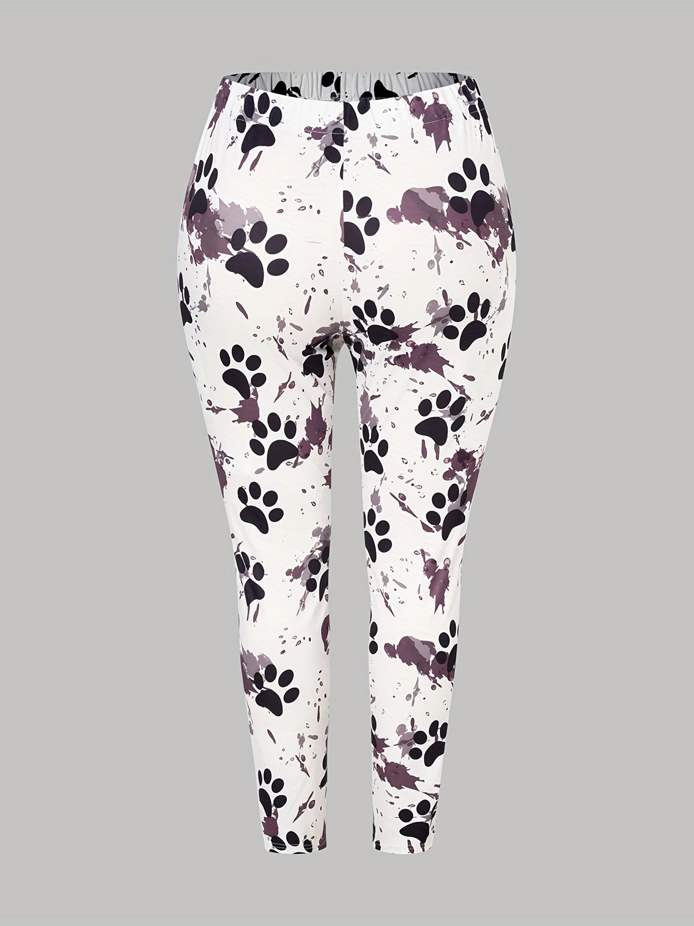  Paw & Splash Print Leggings