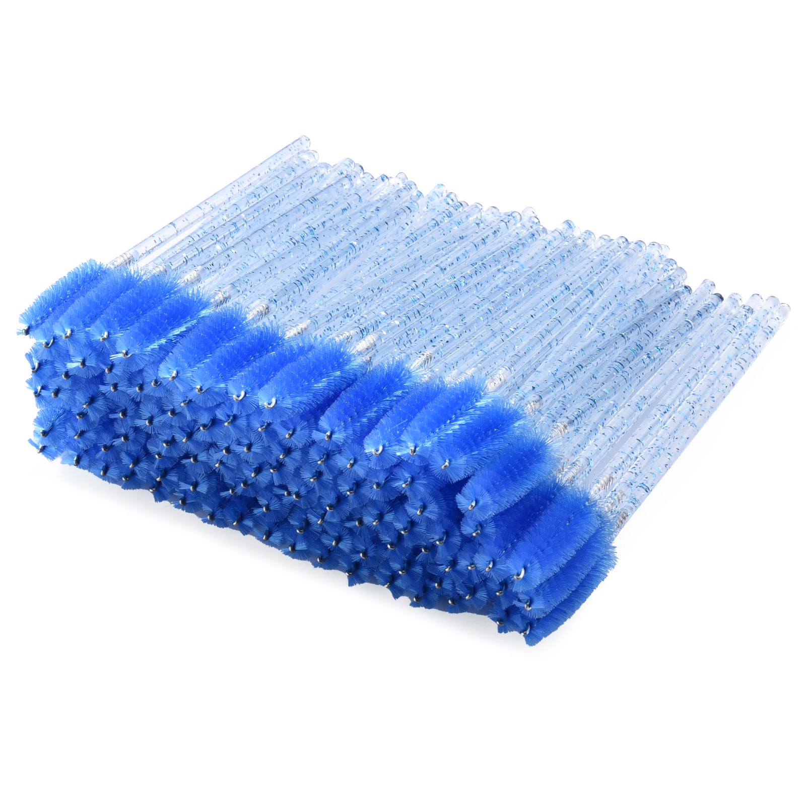 100Pcs Crystal Mascara Wand Eyelash Brush Eyebrow Applicator