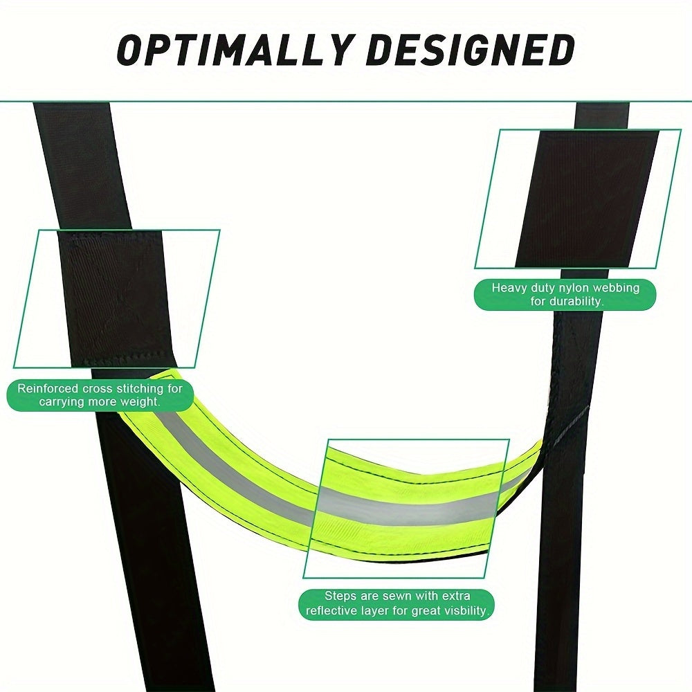 3 Step Climbing Aider For Climbing Stick Aider Webbing Rope Ladder