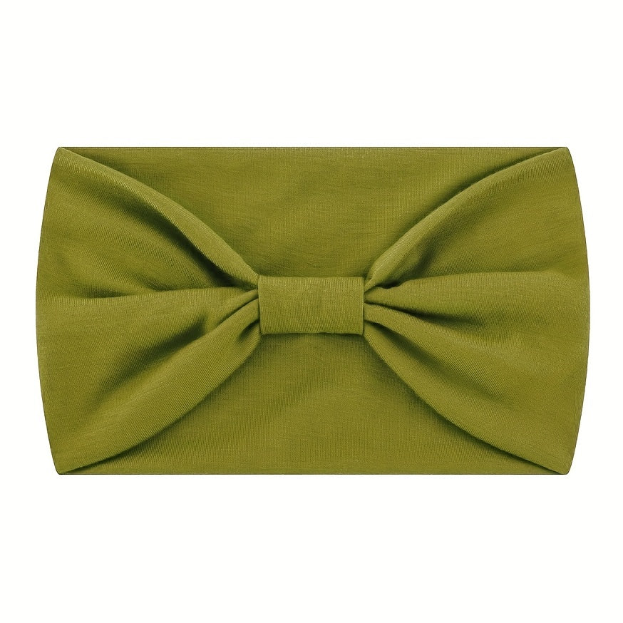 Solid Elastic Sports Hair Band Yoga Sweatband Knotted Headband Hair Accessories