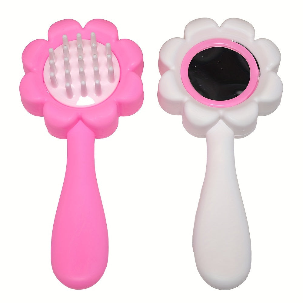 Dollhouse Bathroom Accessories Set - Comb Mirror Soap Box Toothpaste Toothbrush