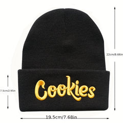 Unisex Cookies Classic Embroidered Knit Hat