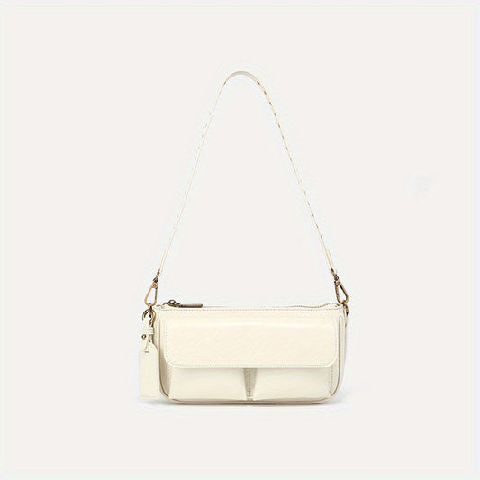 Vintage European Style Crossbody Bag with Adjustable Strap