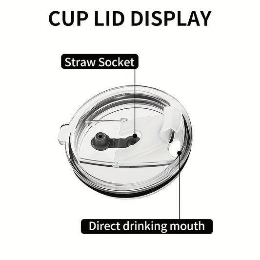 20oz Stainless Steel Insulated Tumbler With Straw & Lid Dog Design