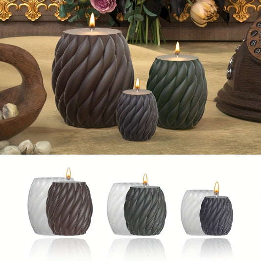 Spiral Ball Candle Holder Silicone Mold Candle Making Epoxy Resin