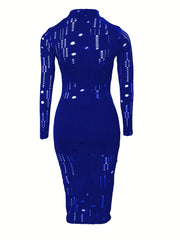 Sexy 3pc Ripped Bodycon Set: Dress, Cami Top, Shorts