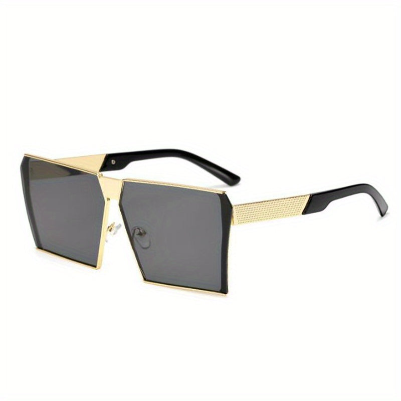 Oversized Square Sunglasses Gradient Lens UV400