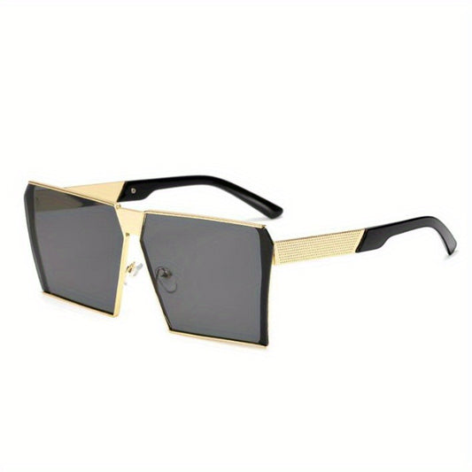 Oversized Square Sunglasses Gradient Lens UV400