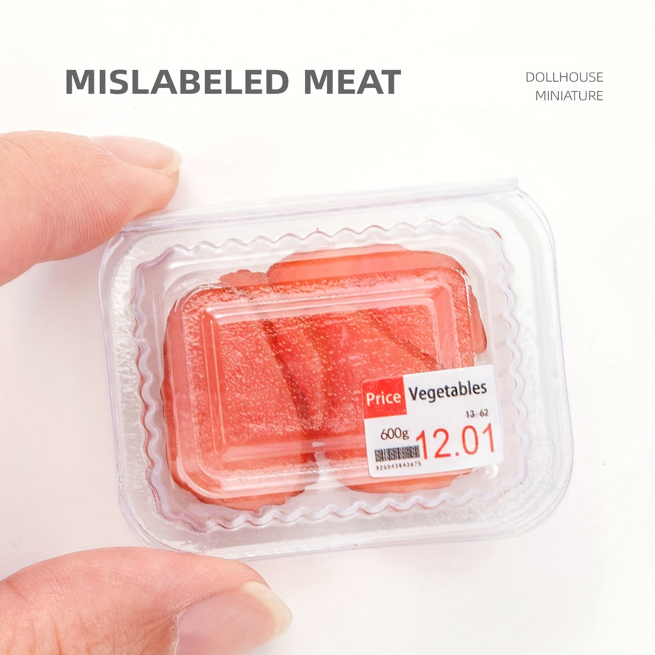 Doll House Mini Meat Rolls Simulation Set
