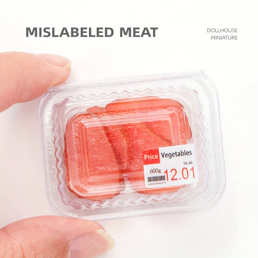 Doll House Mini Meat Rolls Simulation Set