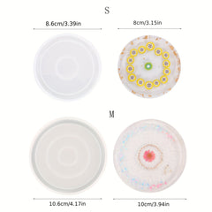 Circular Coaster Silicone Mold for DIY Home Desk Decor