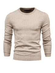 Men's Crew Neck Slim Fit Knit Sweater