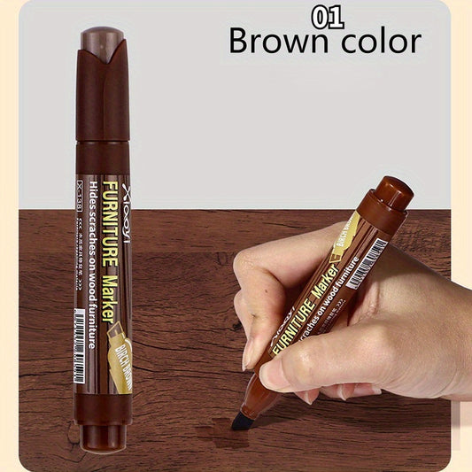 Wood Furniture Repair Marker Pen Kit Floor Touch Up Filler Sticks
