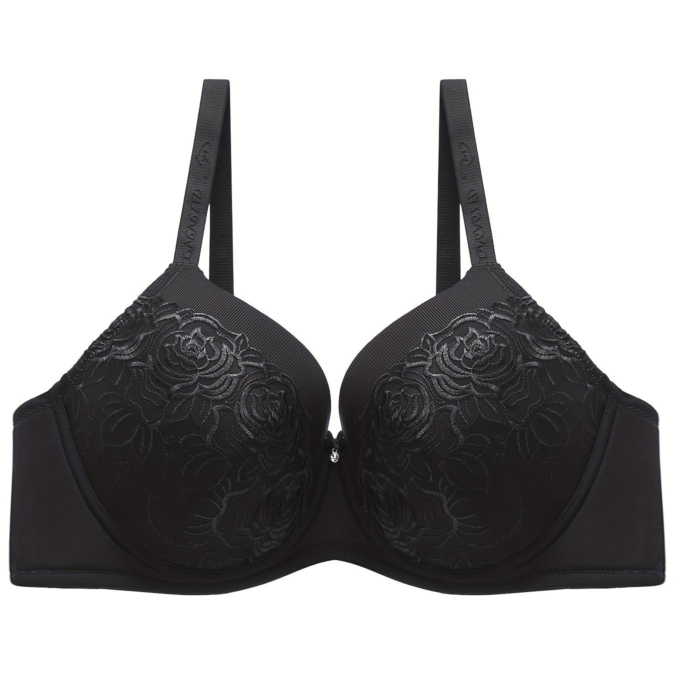 Floral Jacquard Lace High Stretch Supportive Bra