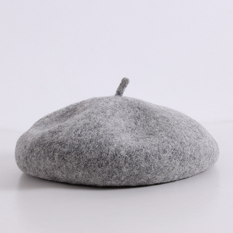 Girls Beret Hat Decorative Hair Accessories For Autumn And Winter