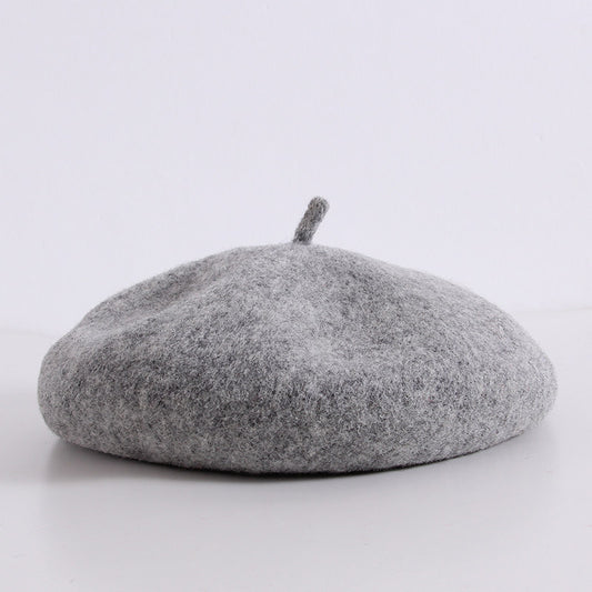 Girls Beret Hat Decorative Hair Accessories For Autumn And Winter