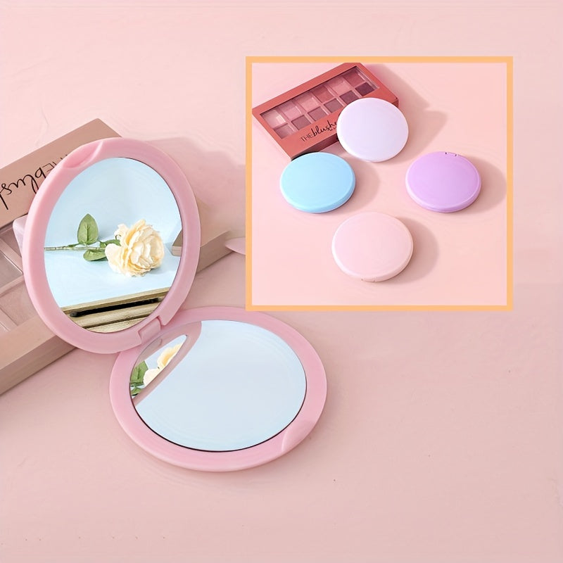 Mini Folding Makeup Mirror Double Side Travel Portable Cosmetic Touch up Mirror