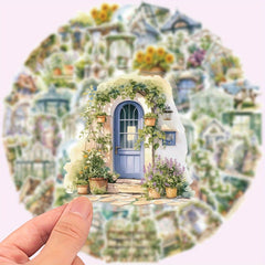 50 Pack Garden Theme Stickers for Laptop Phone Car Water Bottle Scrapbooking