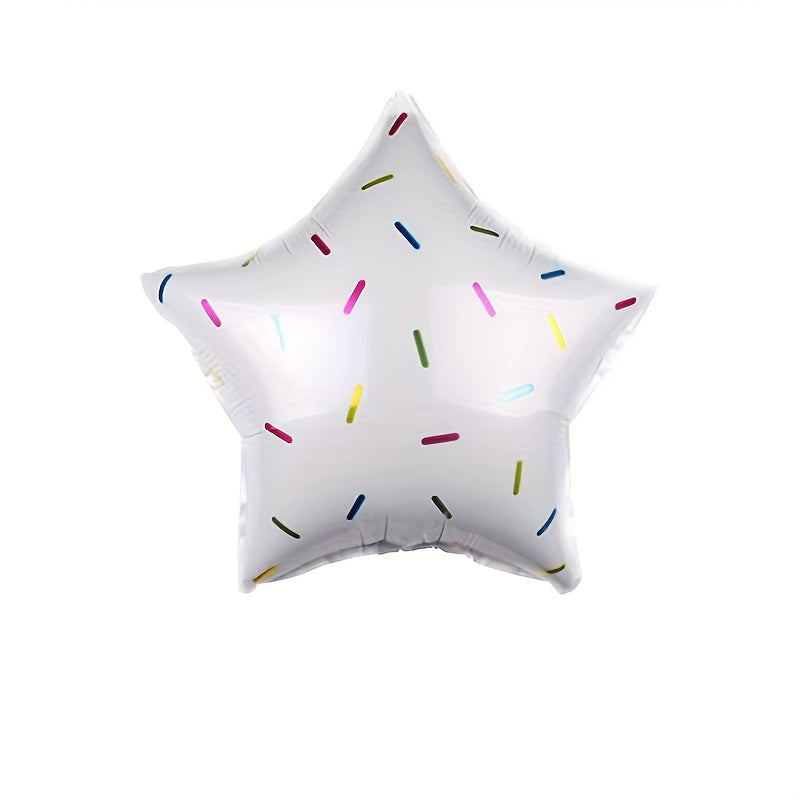 7pcs Donut Aluminum Balloons Set for Birthday Party