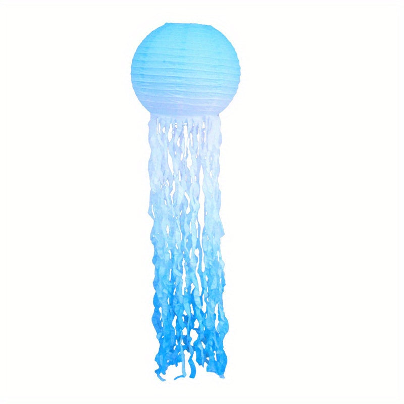 Jellyfish Lantern DIY Strap Beard Gradient Lantern Museum Decor Supplies