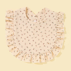 Baby Heart Flower Waterproof Snap Button Water Towel