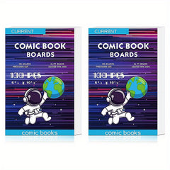 100 Acid-Free Comic Book Backing Boards
