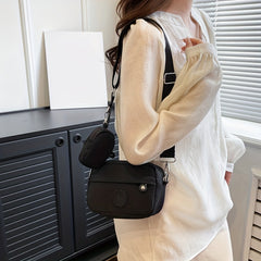2pcs Mini Crossbody Bag Set Oxford Cloth Square Bag Versatile Shoulder Bag