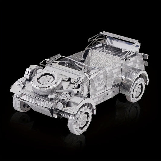 3D Metal Puzzle Model DIY Educational Off-road Vehicle Bucket Car