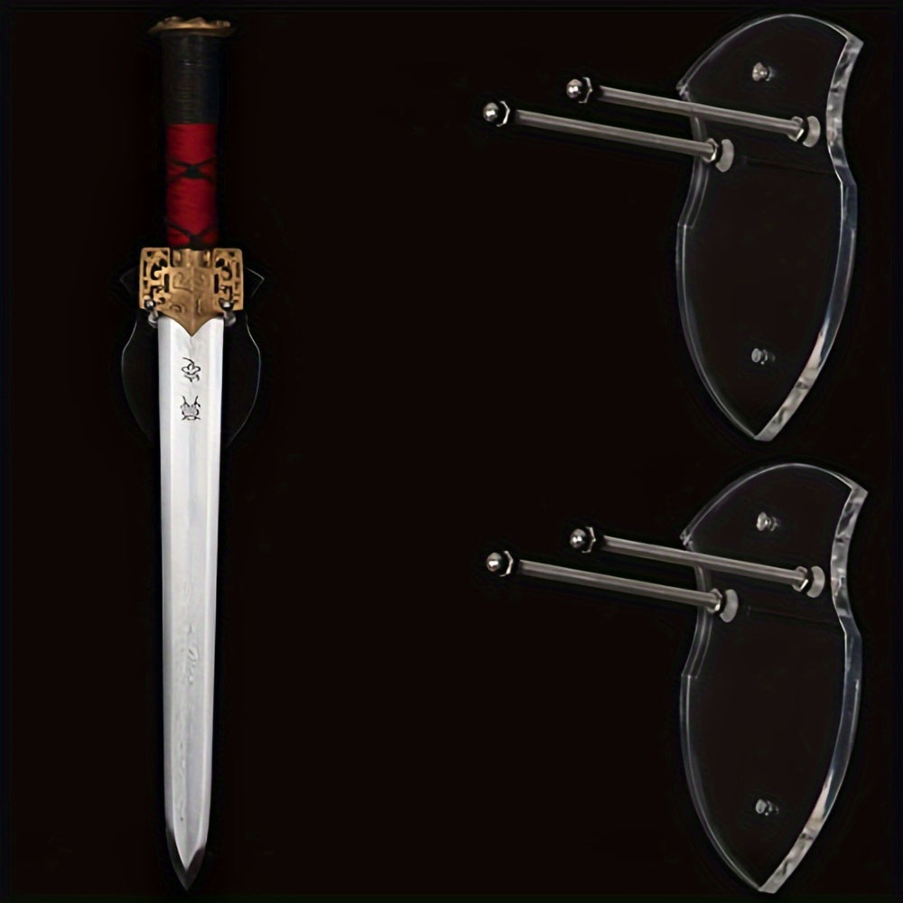 Acrylic Sword Rack Vertical Display Stand For Small Swords Viking Swords