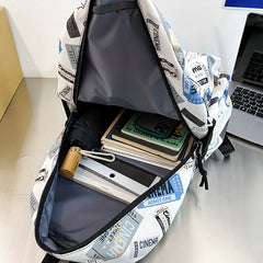 Large Capacity Preppy Backpack School Laptop BookBag Casual Travel
