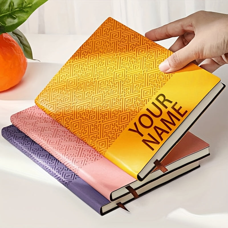 Personalized A5 Soft Faux Leather Notebook