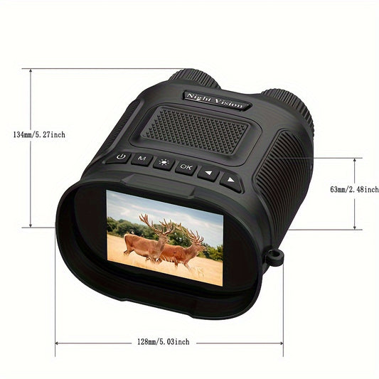 8X Binoculars Night Vision Device, See 300 Meters, Outdoor Camping