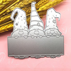 Santa Claus Embossed Mold DIY Scrapbooking Metal Cutting Stencils Christmas Dies