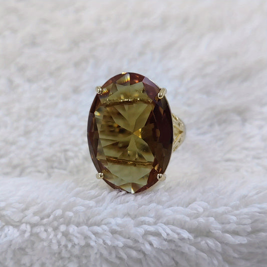 Gemstone Oval Ring Girls Accessories