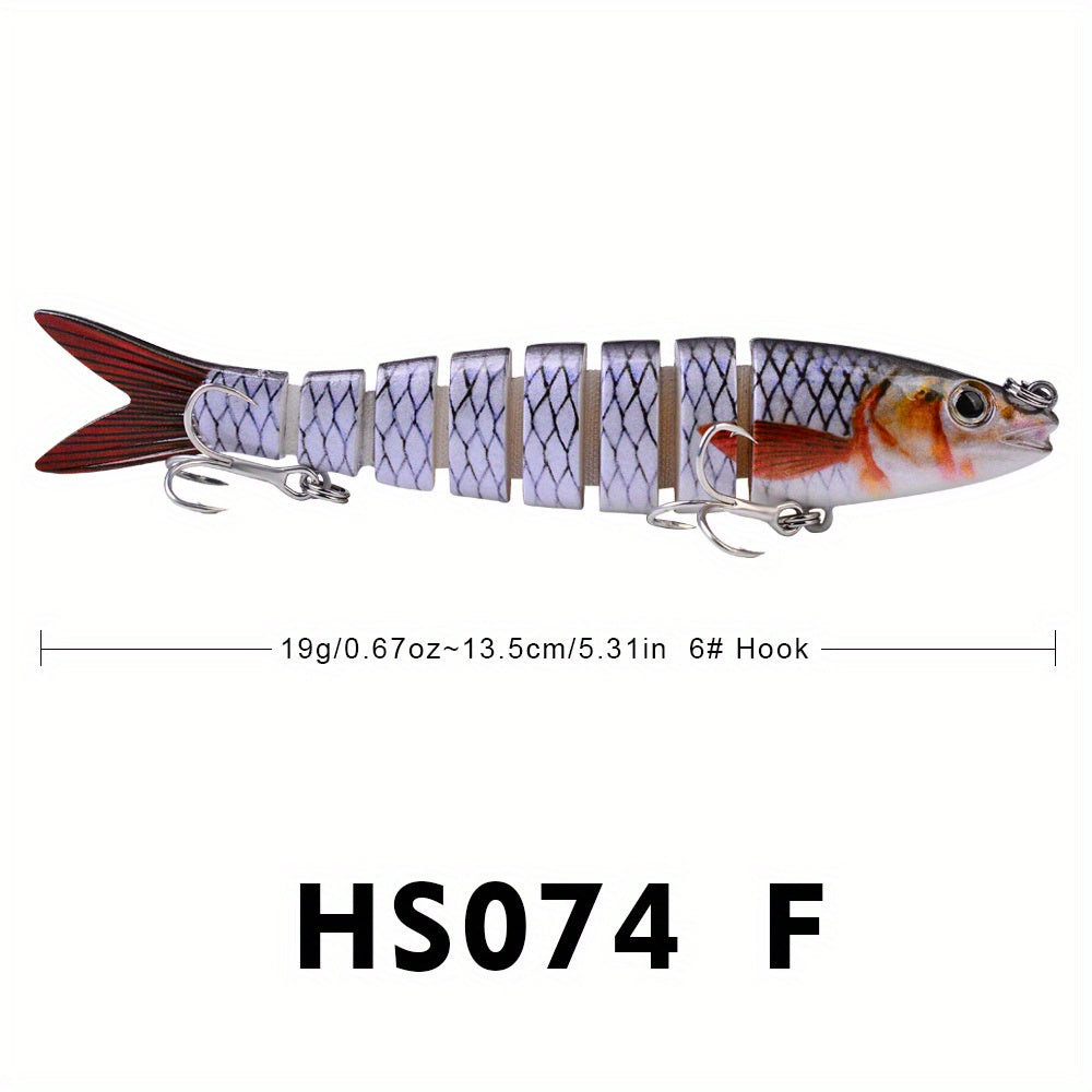 Proberos 8 Segment Swimbait 13 19g Fishing Lure - Assorted Colors