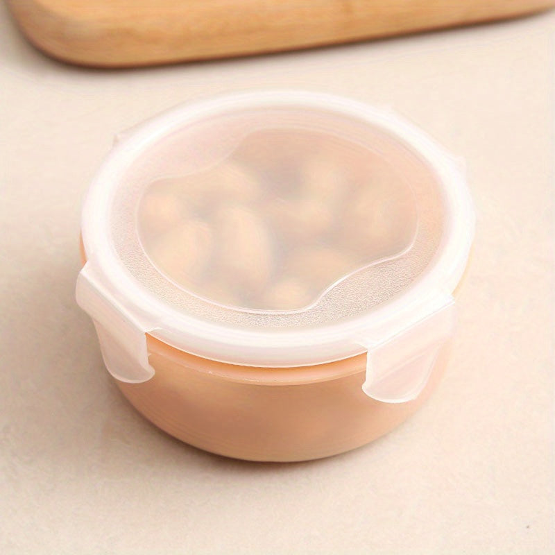 Mini Round Food Preservation Box Rectangular Plastic Storage Box