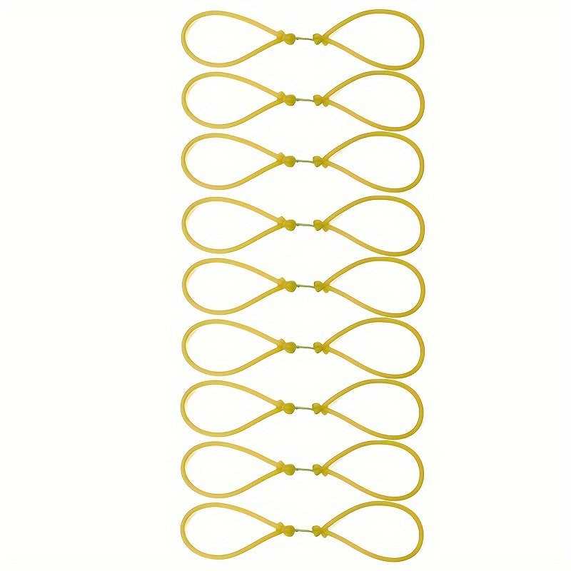 9pcs Bow Fishing Tubular Bands Replacement Rubber Band