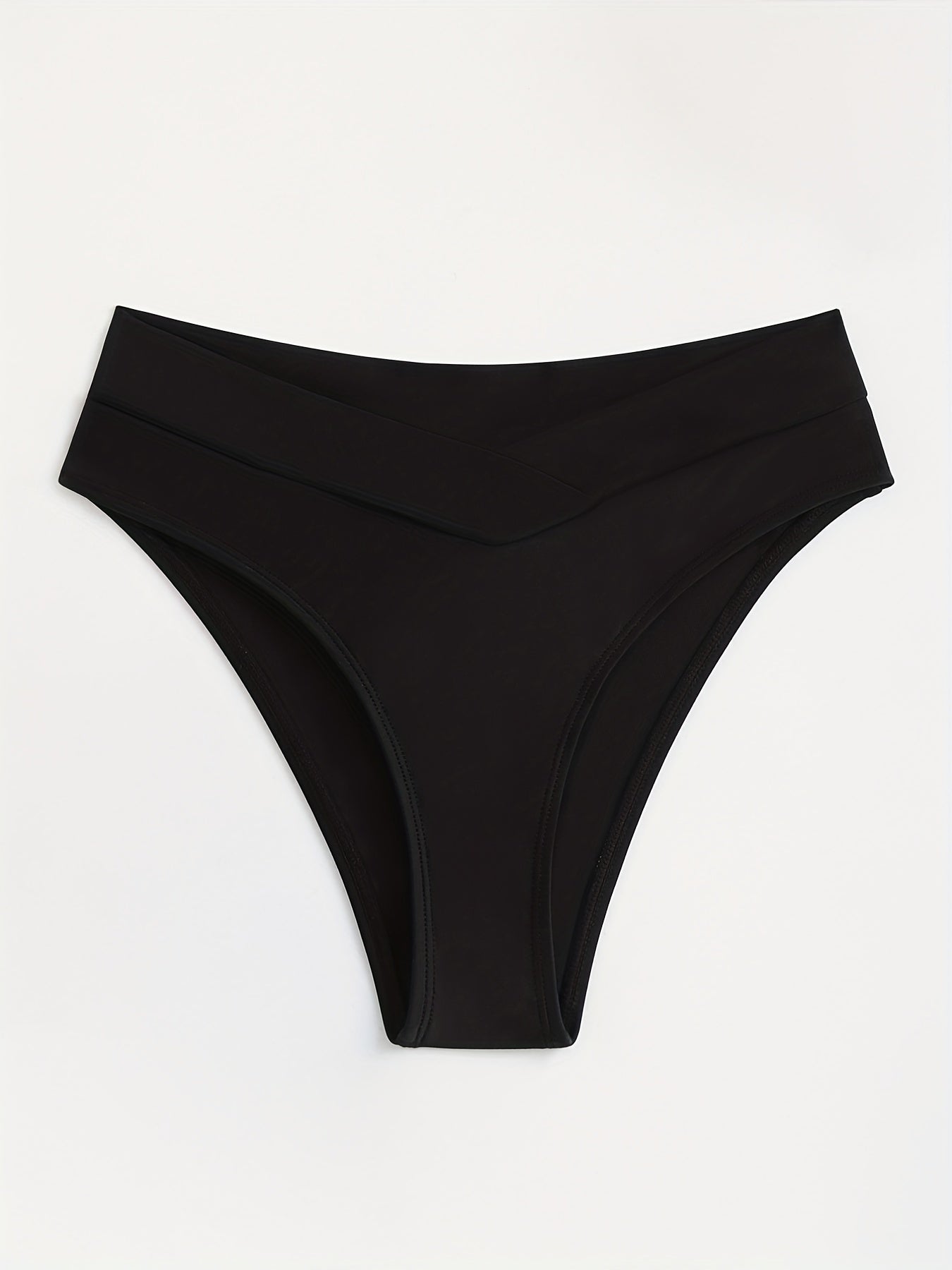 High Stretch Bikini Bottom Sexy Style High Cut Beachwear