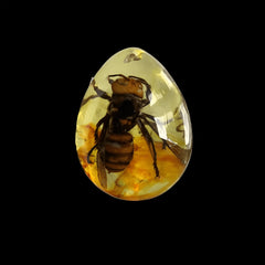 Resin Amber Green Pendant Necklace - Various Styles