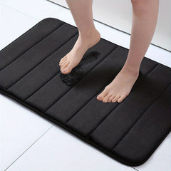 Memory Foam Bath Mat Non Slip Thick Soft Water Absorbent Quick Dry Bathroom Rug